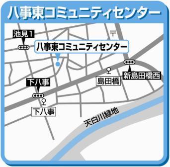 名古屋市天白区下八事地図